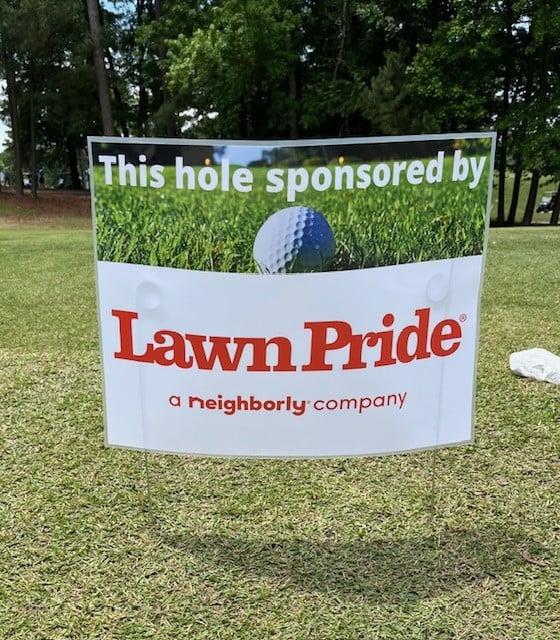 Lawn Pride golf hole sponsorship