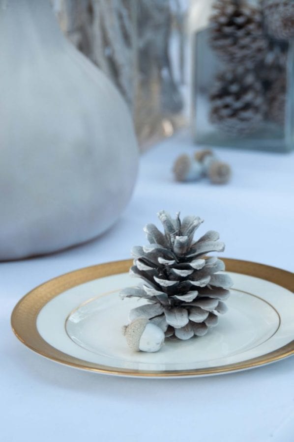 Bleached DIY Christmas Holiday Tablescape