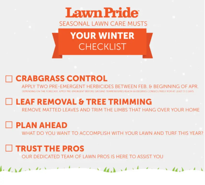 Winter Checklist.